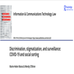 Discrimination stigmatization and surveillance COVID 19 and social sorting